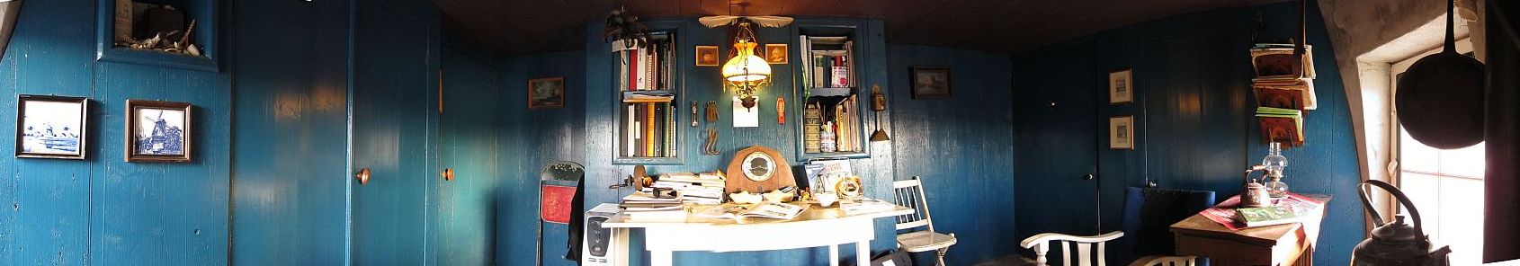 Het interieur van de woning.
